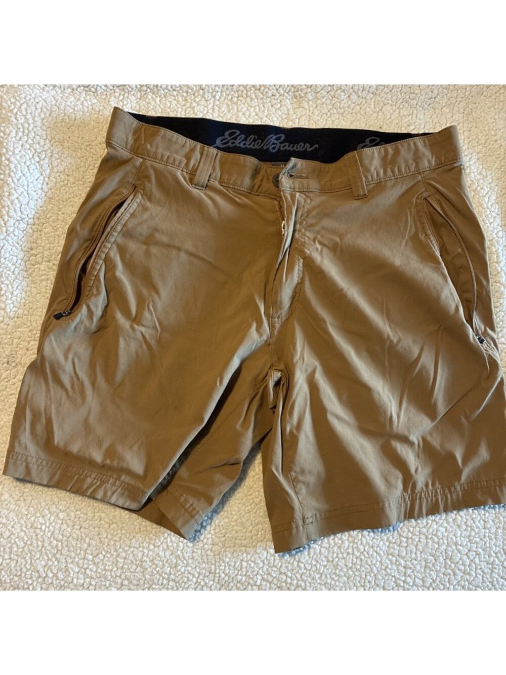 Eddie Bauer Size 34. Shorts Brown Chino Hiking Beach